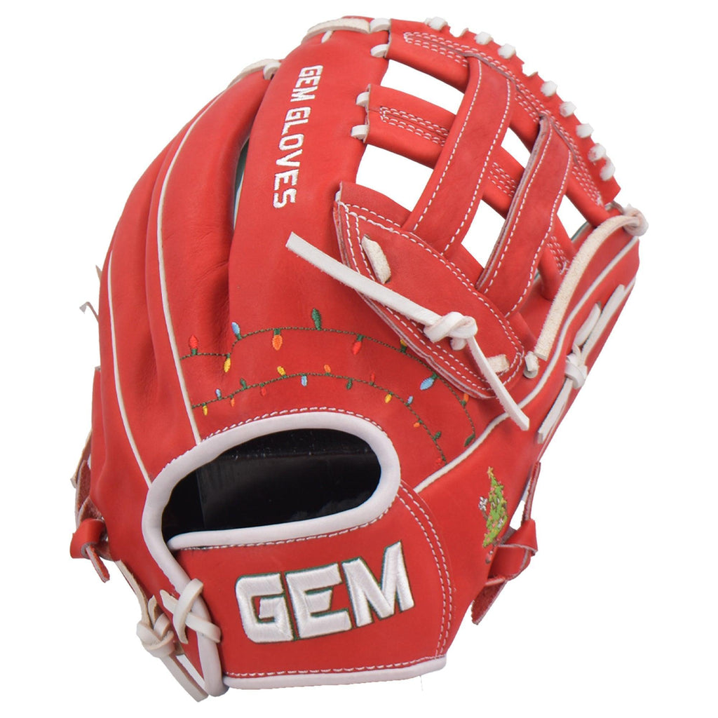 Gem Gloves Softball Fielding Glove - GEM038 Holly Jolly product image 4, provided for visual reference and product detail