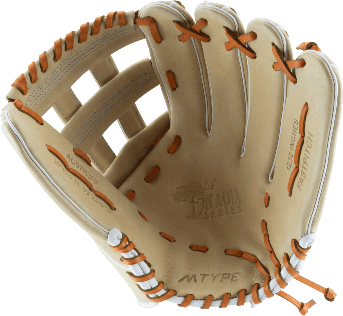 Marucci Acadia 12.5" Fastpitch Softball Glove - MFG3AC97R3FP-CM product image 4, provided for visual reference and product