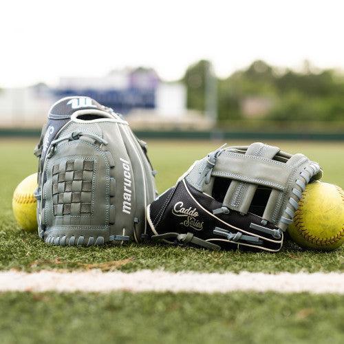Marucci Caddo 11.5" Fastpitch Softball Glove - MFGCDFP1150-GY/CB product image 5, provided for visual reference and product