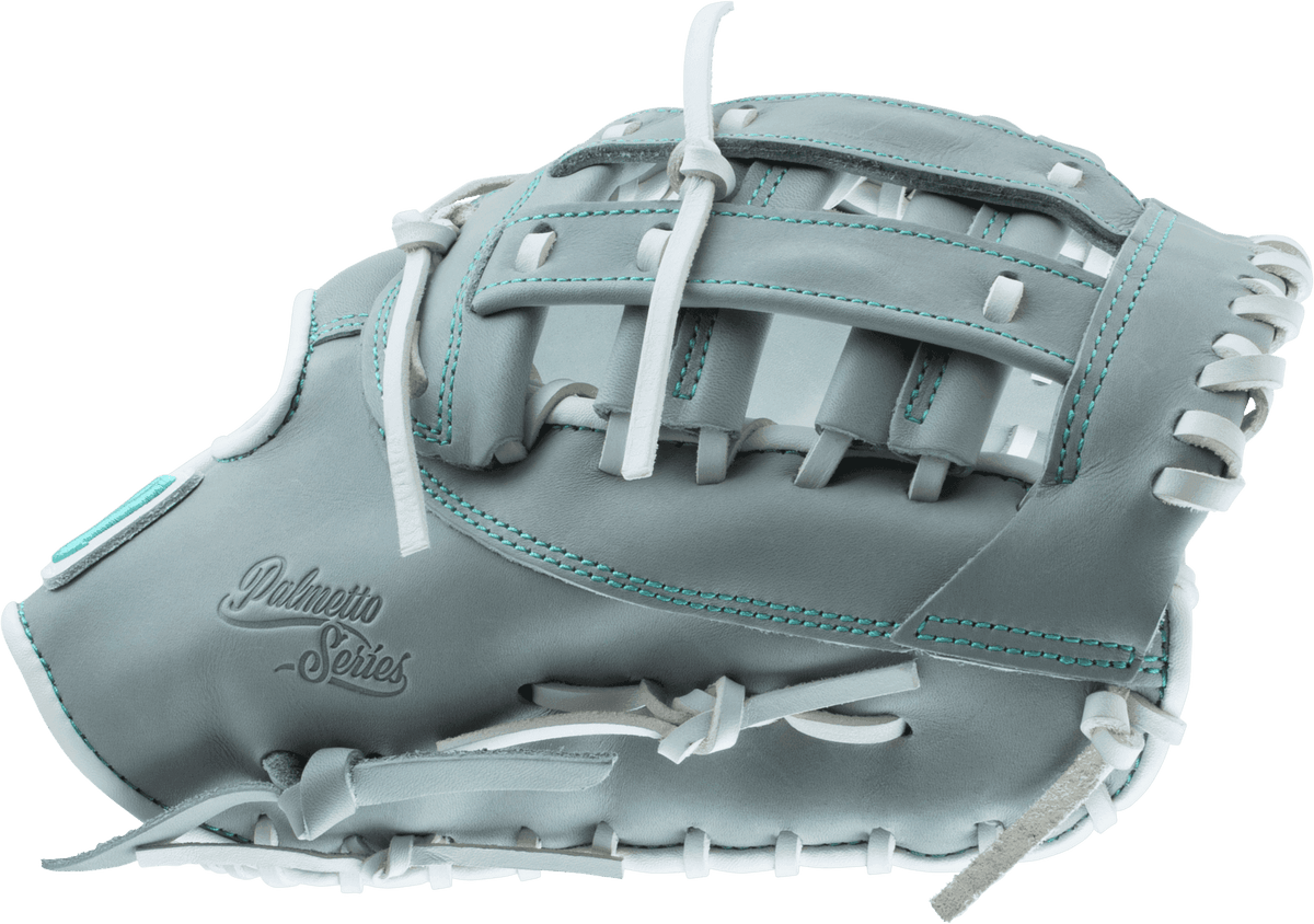 Marucci Palmetto 13" Fastpitch Softball First Base Mitt/Glove - MFG3PL39S2FP-GY product image 2, provided for visual