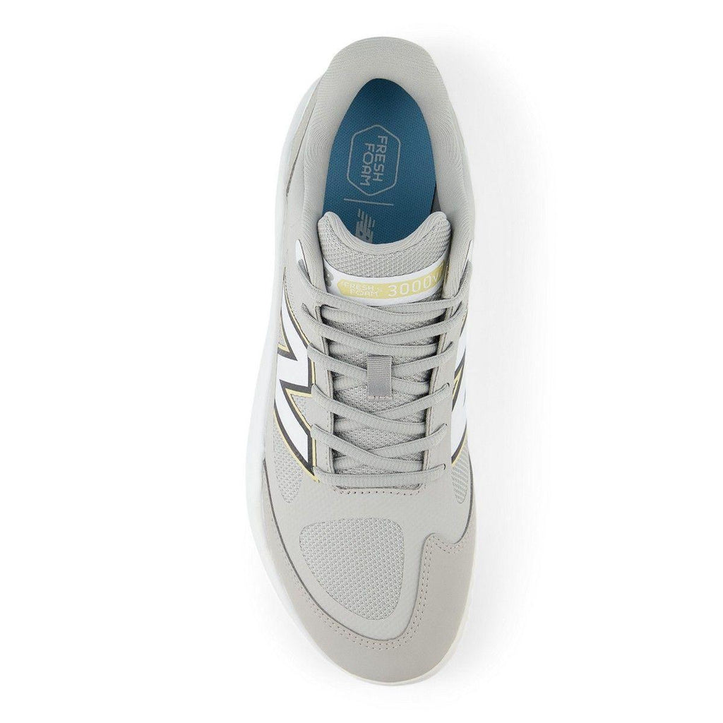 New Balance Men Fresh Foam 3000 v7 Turf Baseball Shoes - Grey Raincloud - T3000TG7 product image 3, provided for visual