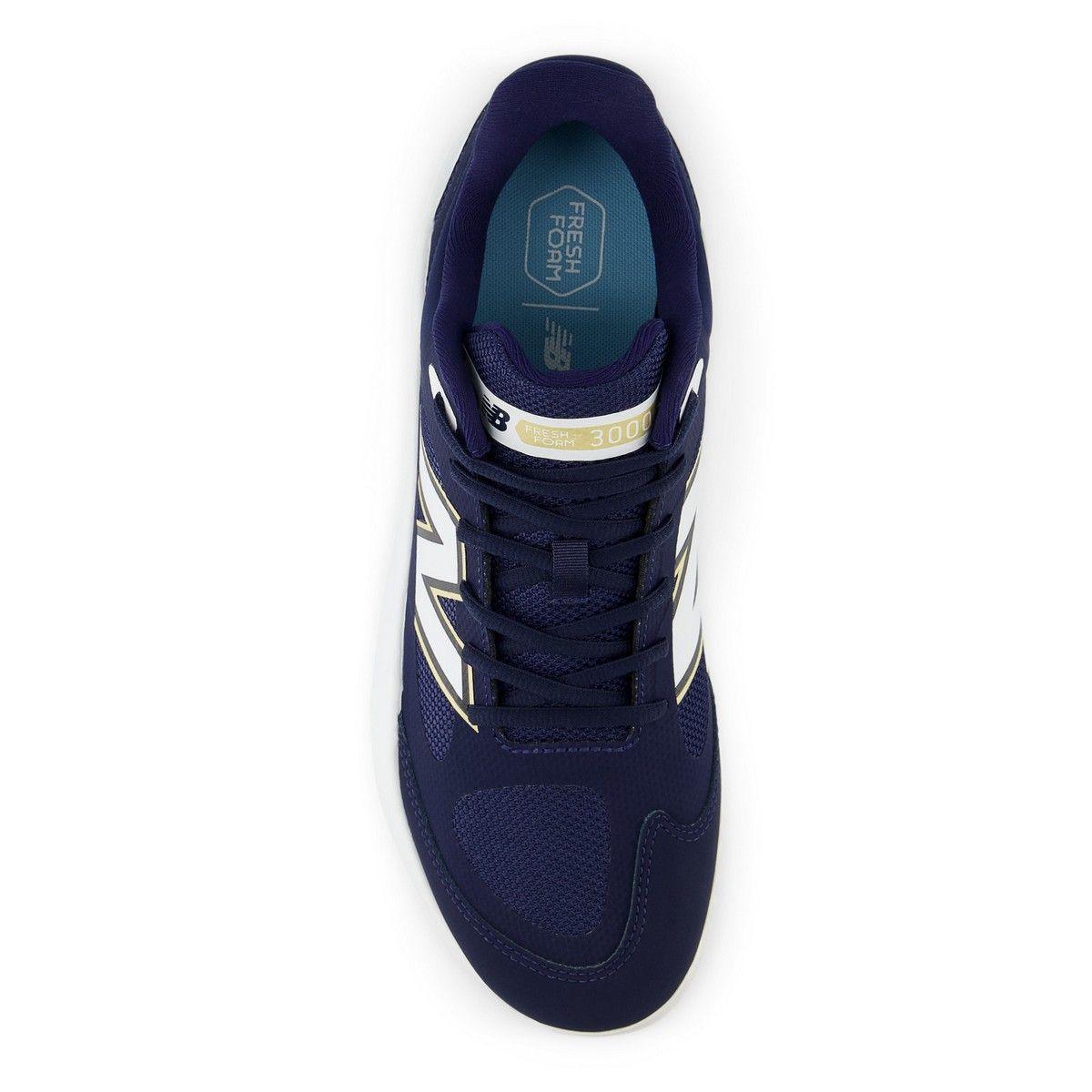 New Balance Men Fresh Foam 3000 v7 Turf Baseball Shoes - Navy - T3000TN7 product image 3, provided for visual reference and