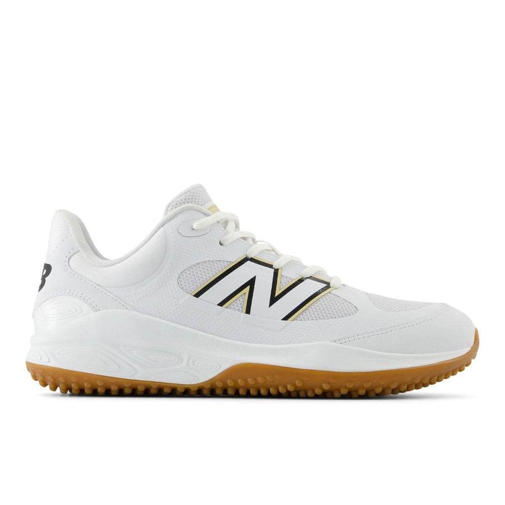 New Balance Men Fresh Foam 3000 v7 Turf Baseball Shoes - White/Gum - T3000TW7 product image 1, provided for visual reference