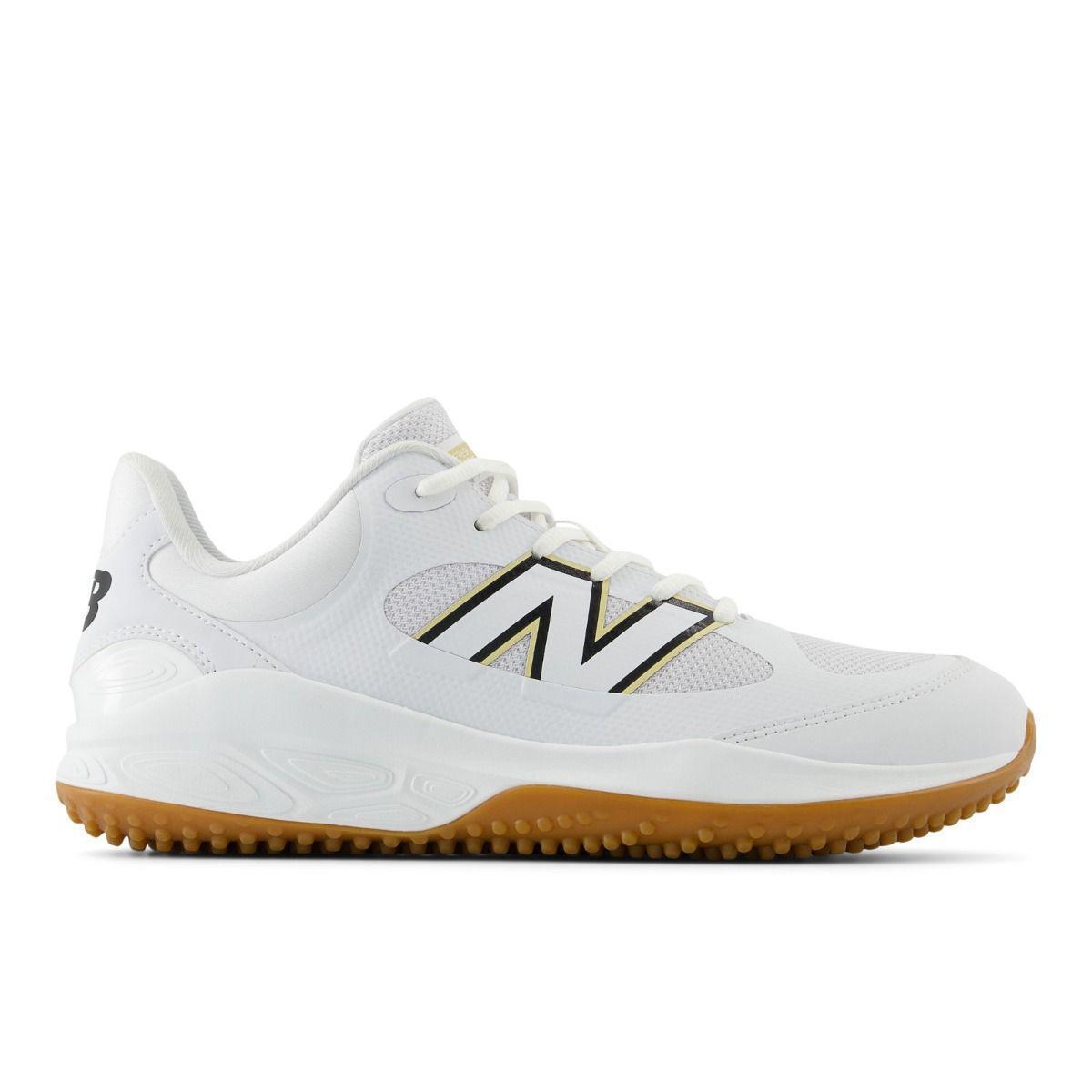 New Balance Men Fresh Foam 3000 v7 Turf Baseball Shoes - White/Gum - T3000TW7 product image 1, provided for visual reference