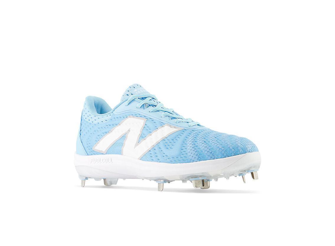 New Balance Men FuelCell 4040 V7 Metal Baseball Cleats - Sky Blue / White - L4040SD7 product image 4, provided for visual