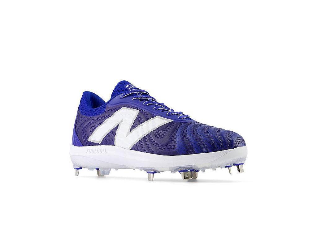 New Balance Men FuelCell 4040 V7 Metal Baseball Cleats - Team Royal / White - L4040TB7 product image 4, provided for visual