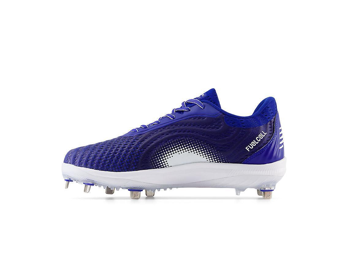 New Balance Men FuelCell 4040 V7 Metal Baseball Cleats - Team Royal / White - L4040TB7 product image 2, provided for visual