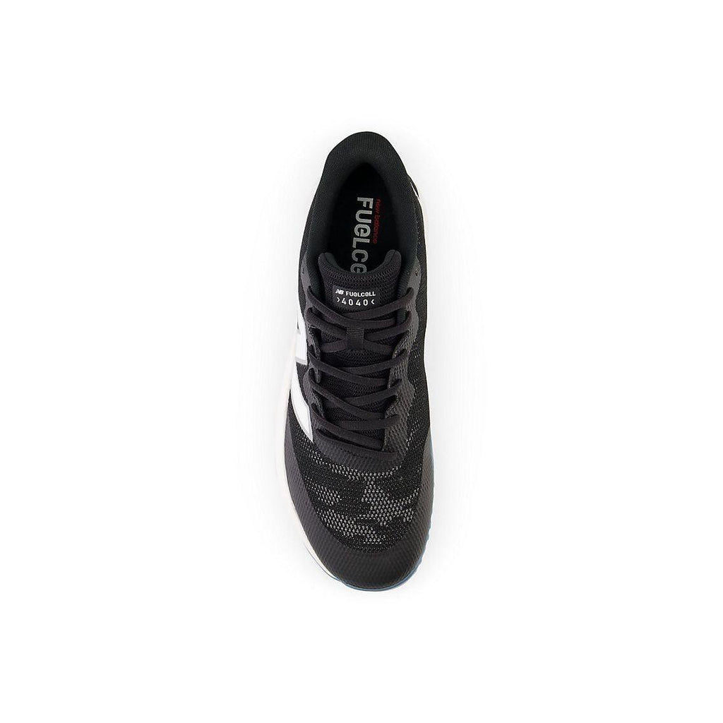 New Balance Men FuelCell 4040 V7 Turf Baseball Shoes - Black / Optic White / Ice Blue - T4040BK7 product image 4, provided