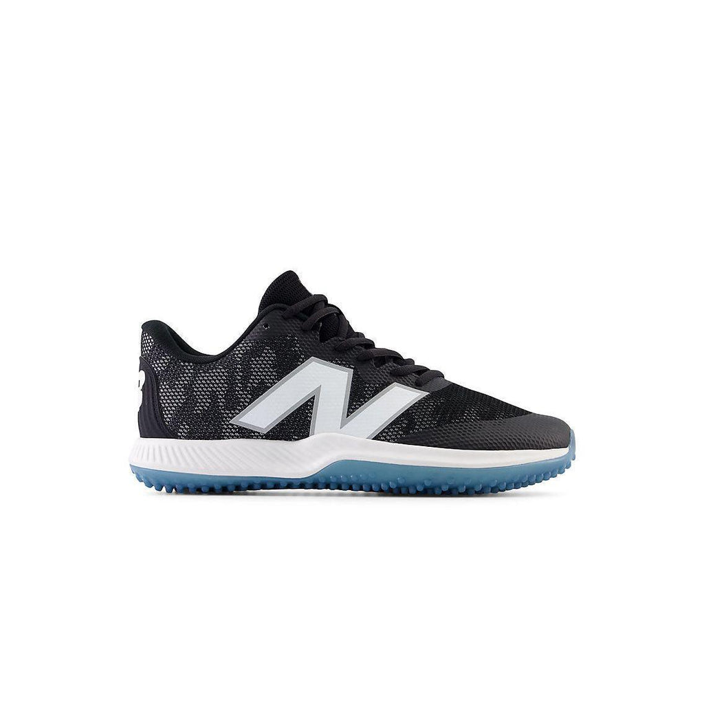 New Balance Men FuelCell 4040 V7 Turf Baseball Shoes - Black / Optic White / Ice Blue - T4040BK7 product image 2, provided