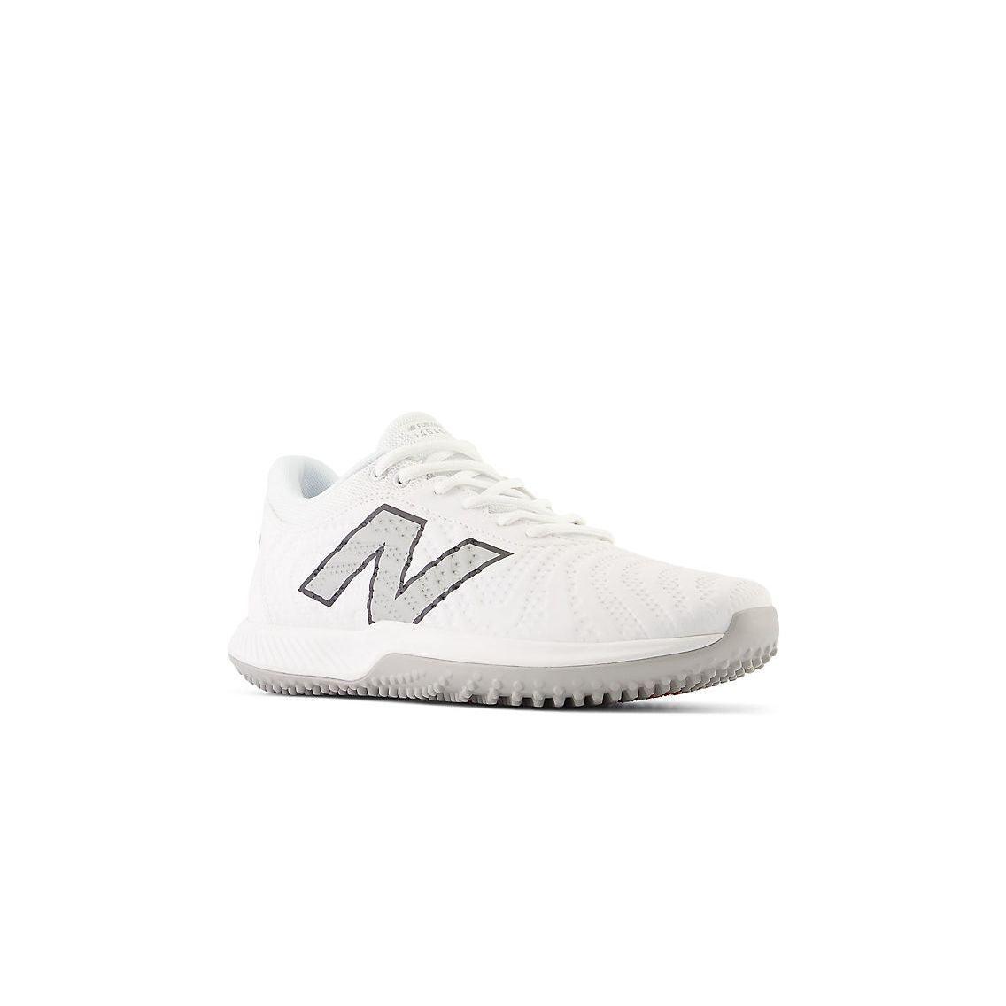 New Balance Men FuelCell 4040 V7 Turf Baseball Shoes - Optic White / Raincloud - T4040SW7 product image 1, provided for
