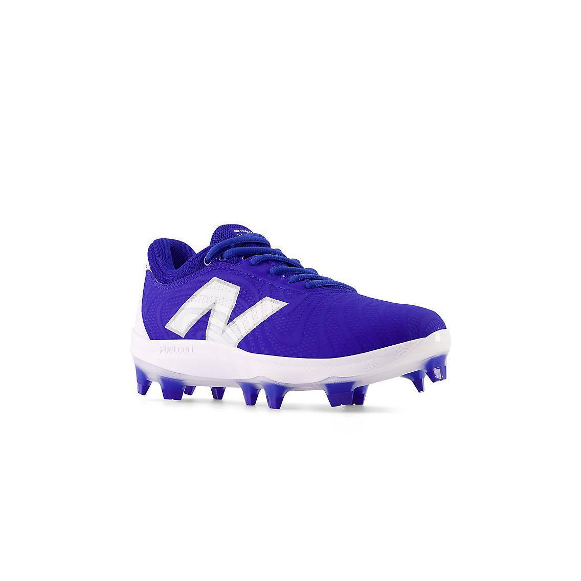 New Balance Women FuelCell FUSE v4 Molded Fastpitch Softball Cleats - Team Royal/Optic White - SPFUSEB4 product image 3,