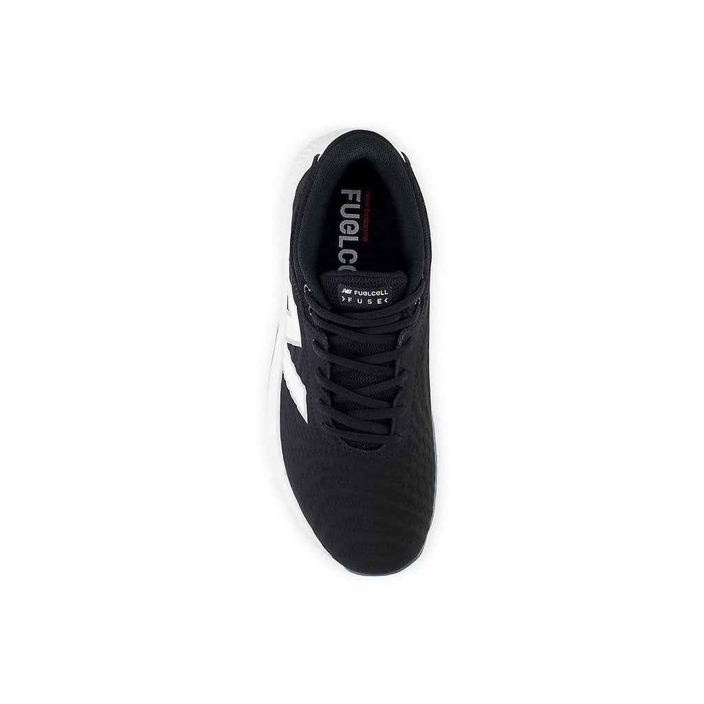 New Balance Women FuelCell FUSE v4 Turf Trainer Softball Shoes - Black/Optic White - STFUSEK4 product image 3, provided for