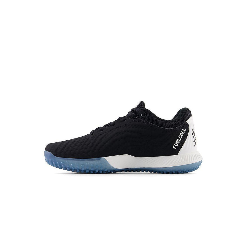 New Balance Women FuelCell FUSE v4 Turf Trainer Softball Shoes - Black/Optic White - STFUSEK4 product image 2, provided for