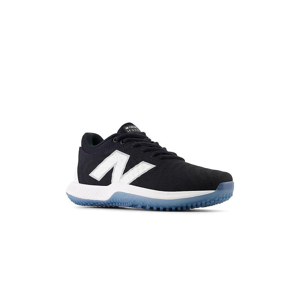 New Balance Women FuelCell FUSE v4 Turf Trainer Softball Shoes - Black/Optic White - STFUSEK4 product image 4, provided for