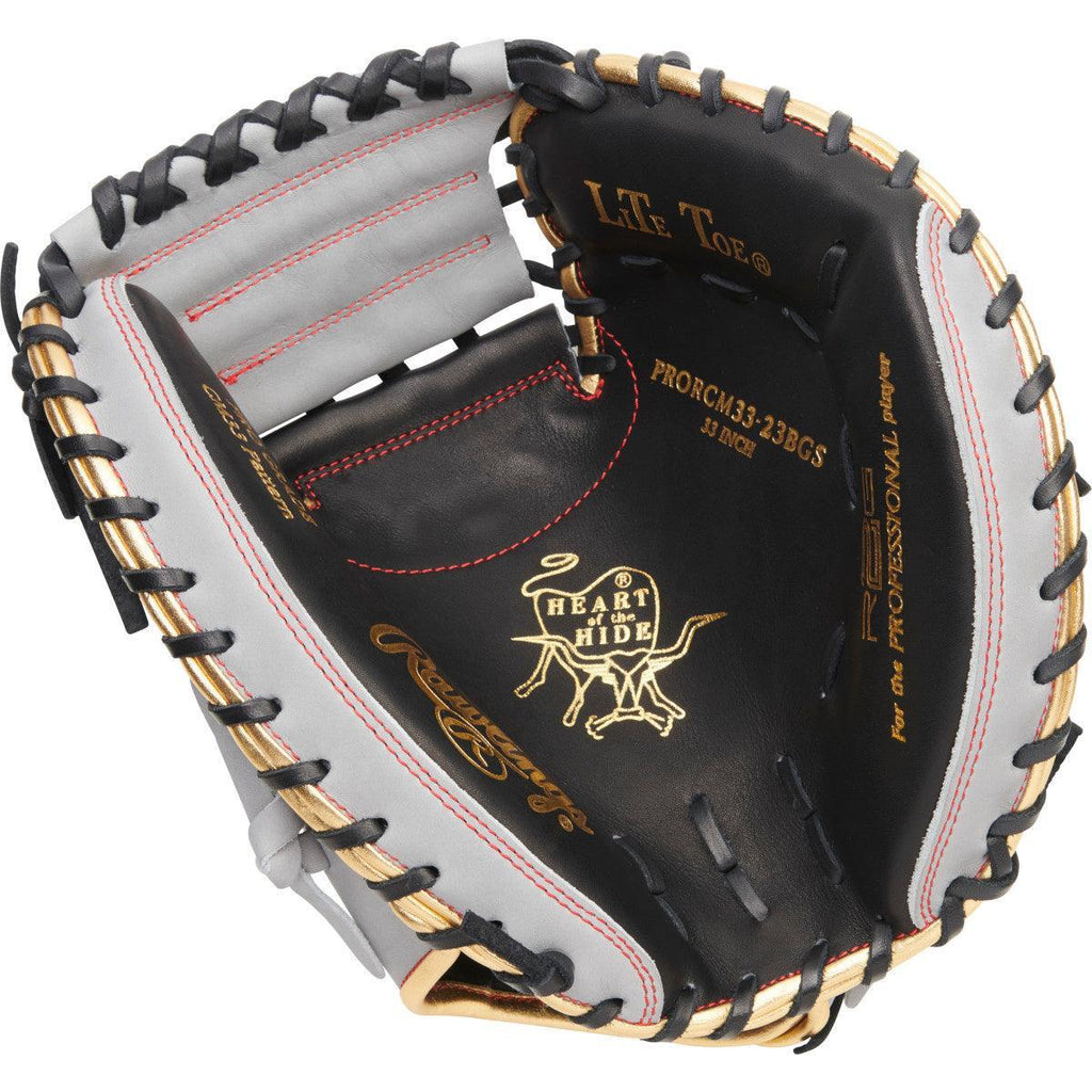 Rawlings Heart of the Hide 33" Baseball Catchers Glove/Mitt - PRORCM33-23BGS product image 2, provided for visual reference