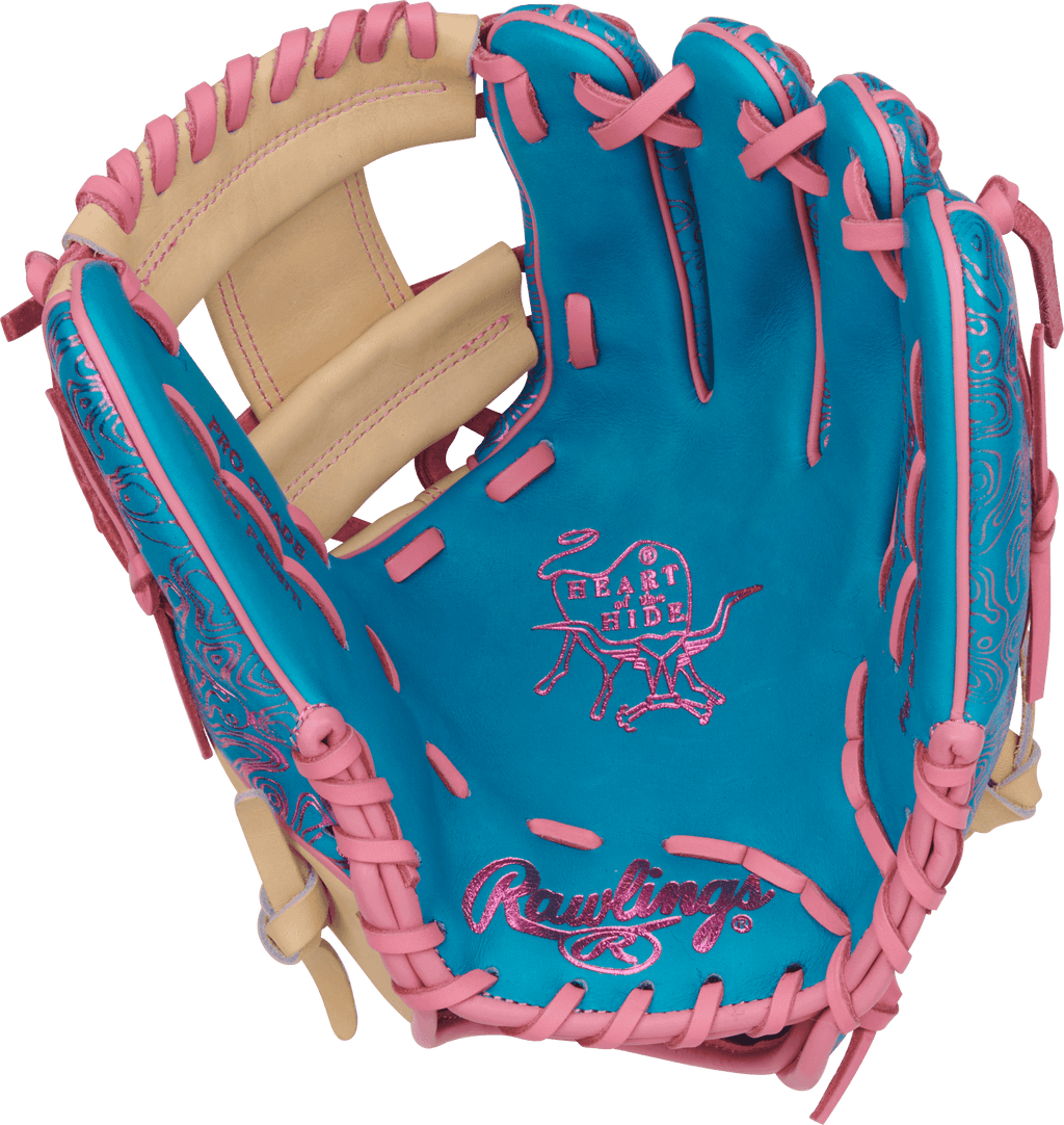 Rawlings Heart of the Hide Vibrant Series 11.5" Baseball Fielding Glove - PROR204W-2TEC product image 4, provided for visual