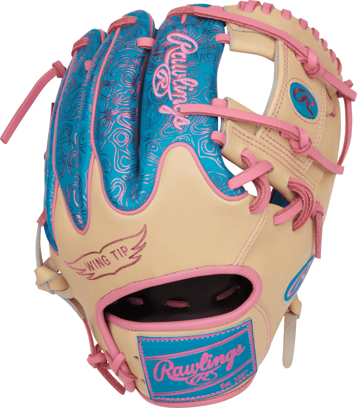 Rawlings Heart of the Hide Vibrant Series 11.5" Baseball Fielding Glove - PROR204W-2TEC product image 1, provided for visual
