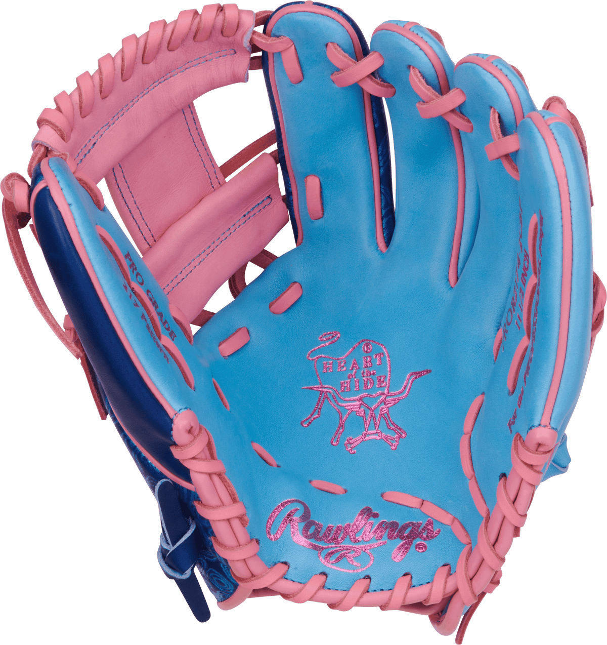 Rawlings Heart of the Hide Vibrant Series 11.5" Baseball Fielding Glove - PROR2174-2CBP product image 2, provided for visual