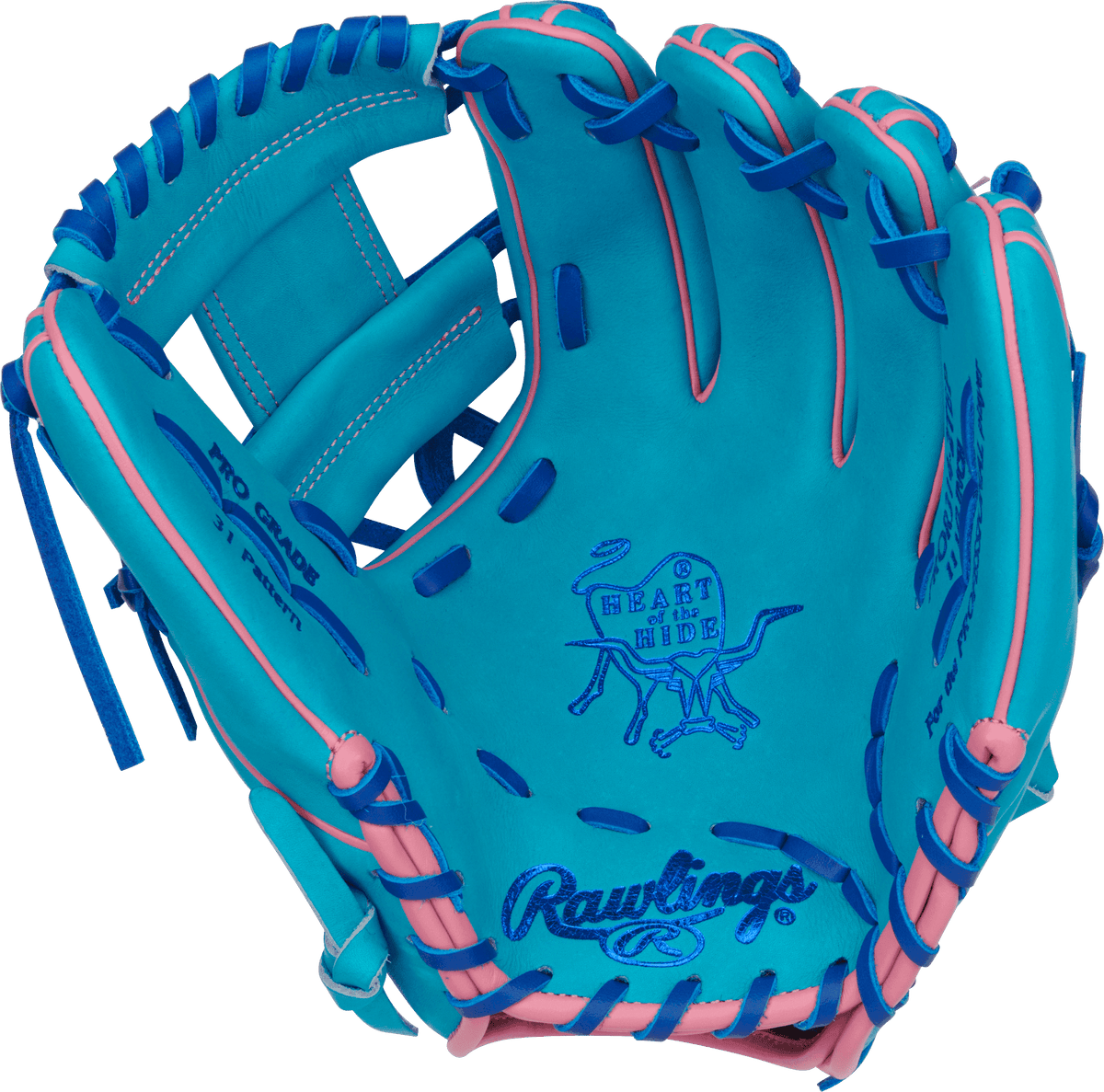 Rawlings Heart of the Hide Vibrant Series 11.5" Baseball Fielding Glove - PROR314-2TEP product image 2, provided for visual