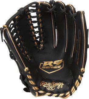 Rawlings R9 Baseball 12.75" Modified Trapeze Baseball Fielding Glove - R96019BGFS product image 2, provided for visual