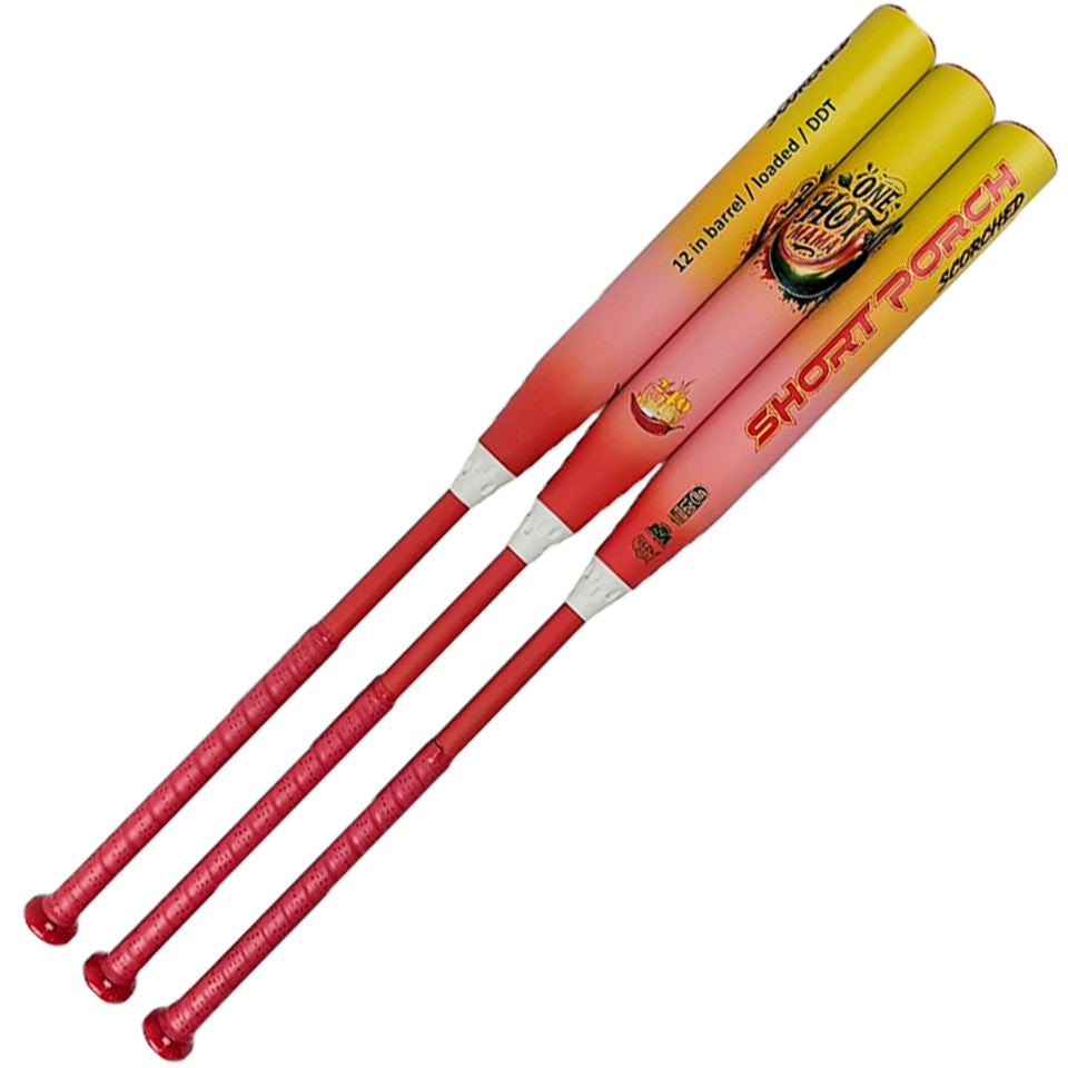 2026 Short Porch One Hot Mama USSSA Slowpitch Softball Bat product image 1, provided for visual reference and product detail