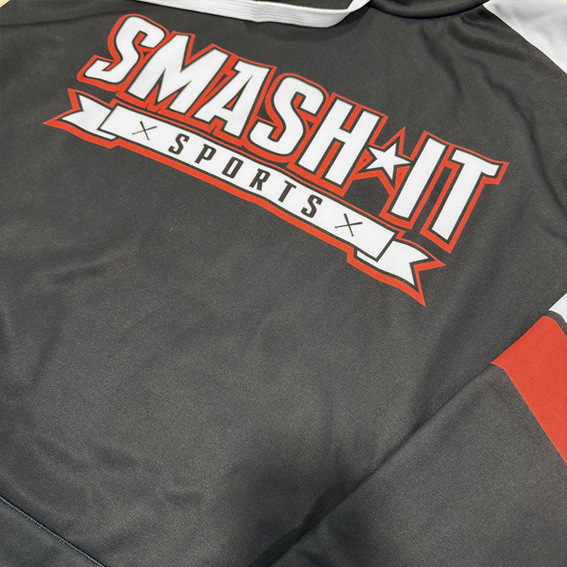 Smash It Sports Fleece Hoodie - Smashie Navy/White product image 3, provided for visual reference and product detail review