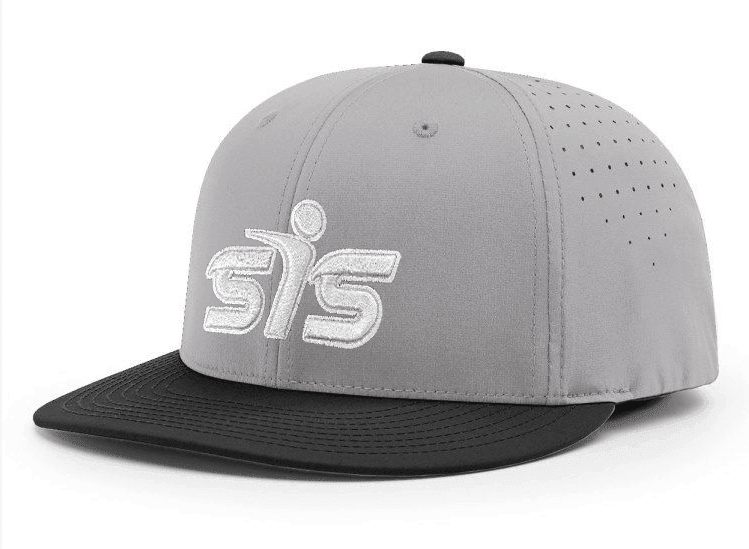 Smash It Sports CA i8503 Performance Hat - Grey/Black/White product image 1, provided for visual reference and product