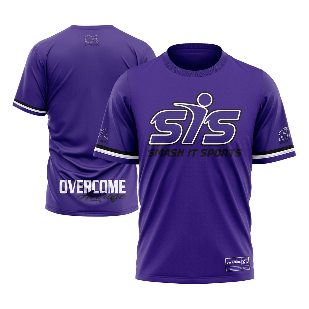 Smash It Sports Short Sleeve Shirt - The League (Purple) product image 1, provided for visual reference and product detail