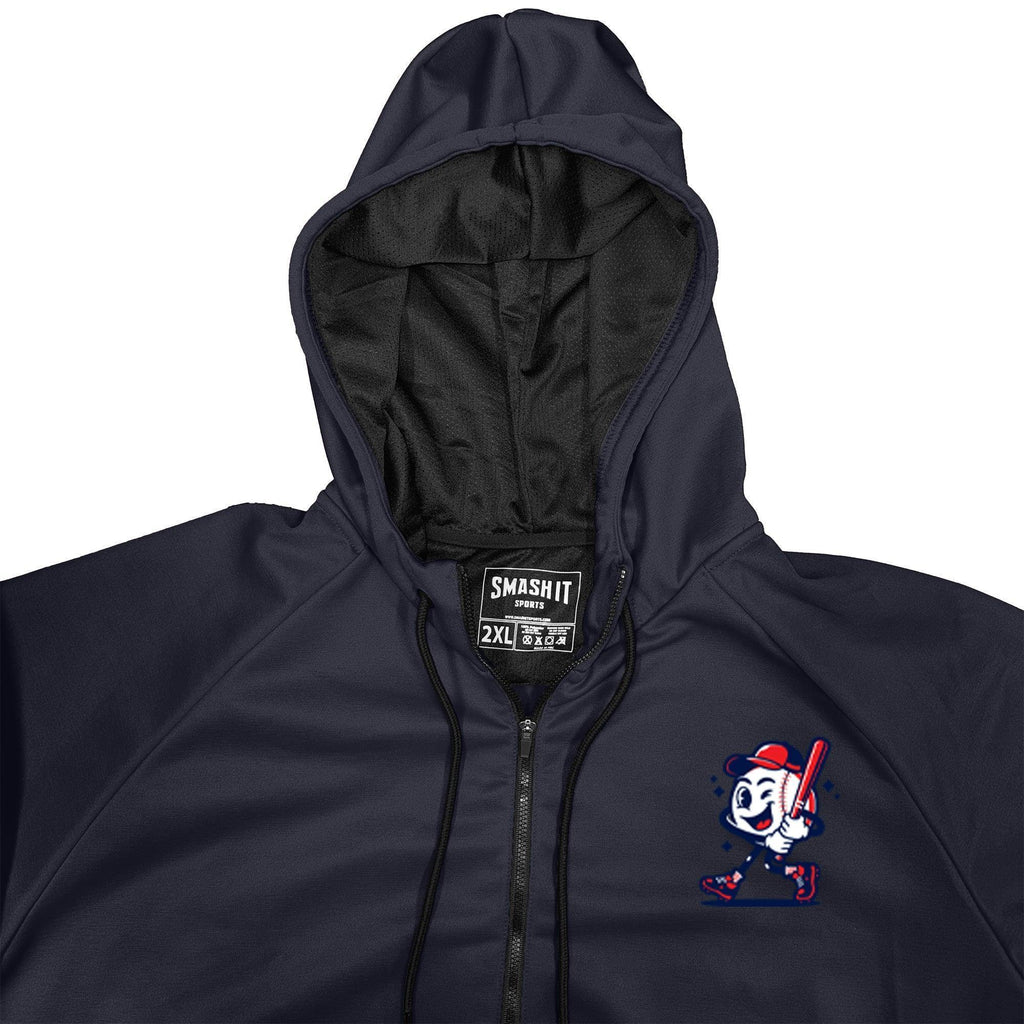Smash It Sports "Smashie" BP Fleece Hoodie - Midnight product image 3, provided for visual reference and product detail
