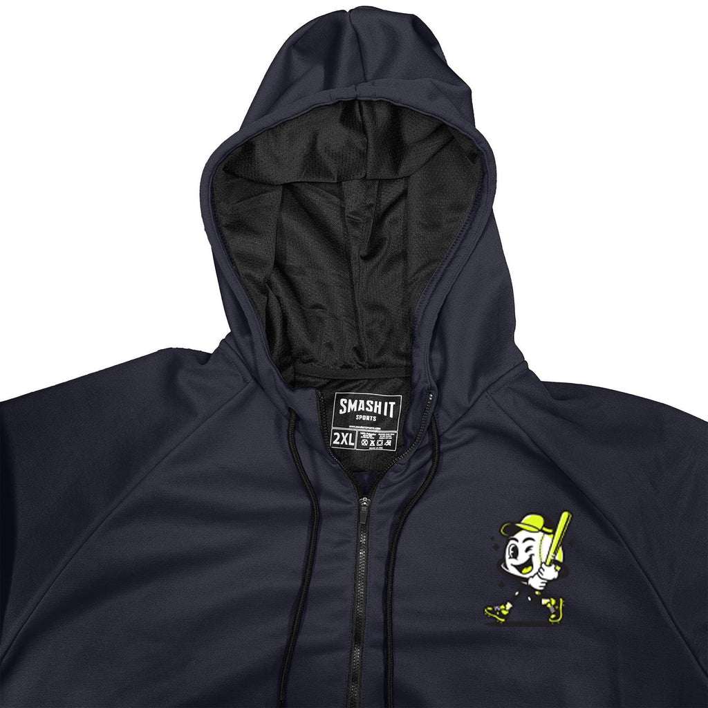 Smash It Sports "Smashie" BP Fleece Hoodie - Midnight product image 4, provided for visual reference and product detail
