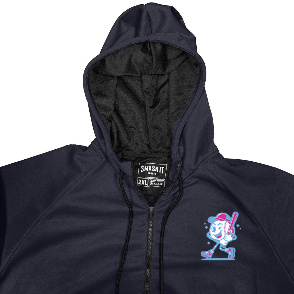 Smash It Sports "Smashie" BP Fleece Hoodie - Midnight product image 2, provided for visual reference and product detail