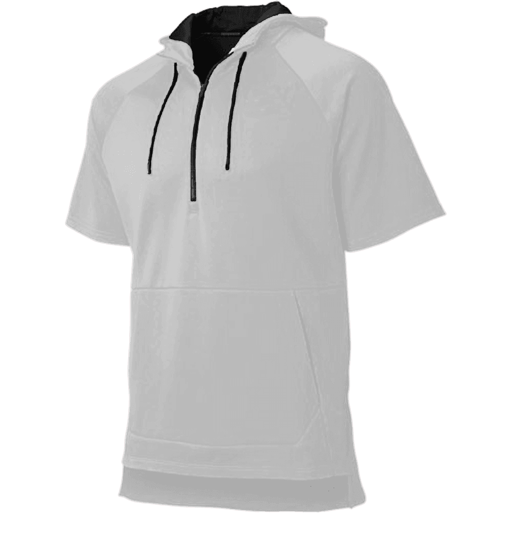 Smash It Sports "Smashie" BP Fleece Hoodie - White product image 5, provided for visual reference and product detail review