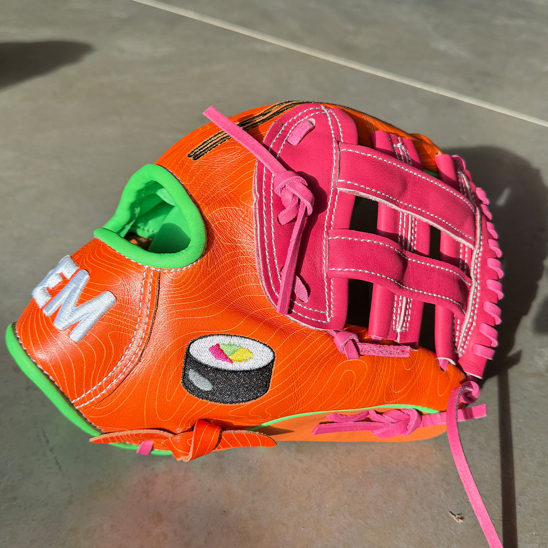 Gem Gloves Baseball Fielding Glove - GEM080 Tuna Roll product image 8, provided for visual reference and product detail