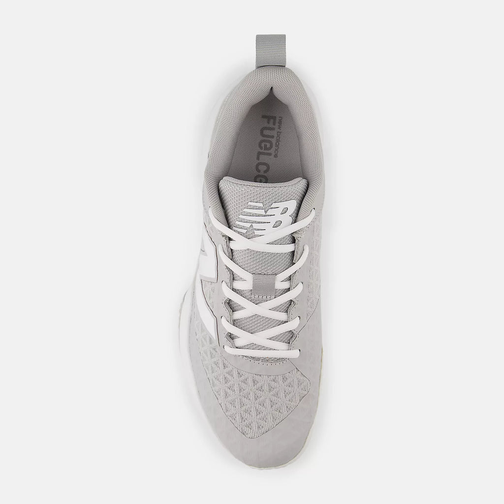 New Balance Men Fuelcell 4040 v8 Turf Baseball Shoes - Grey/White - T4040TG8 product image 4, provided for visual reference