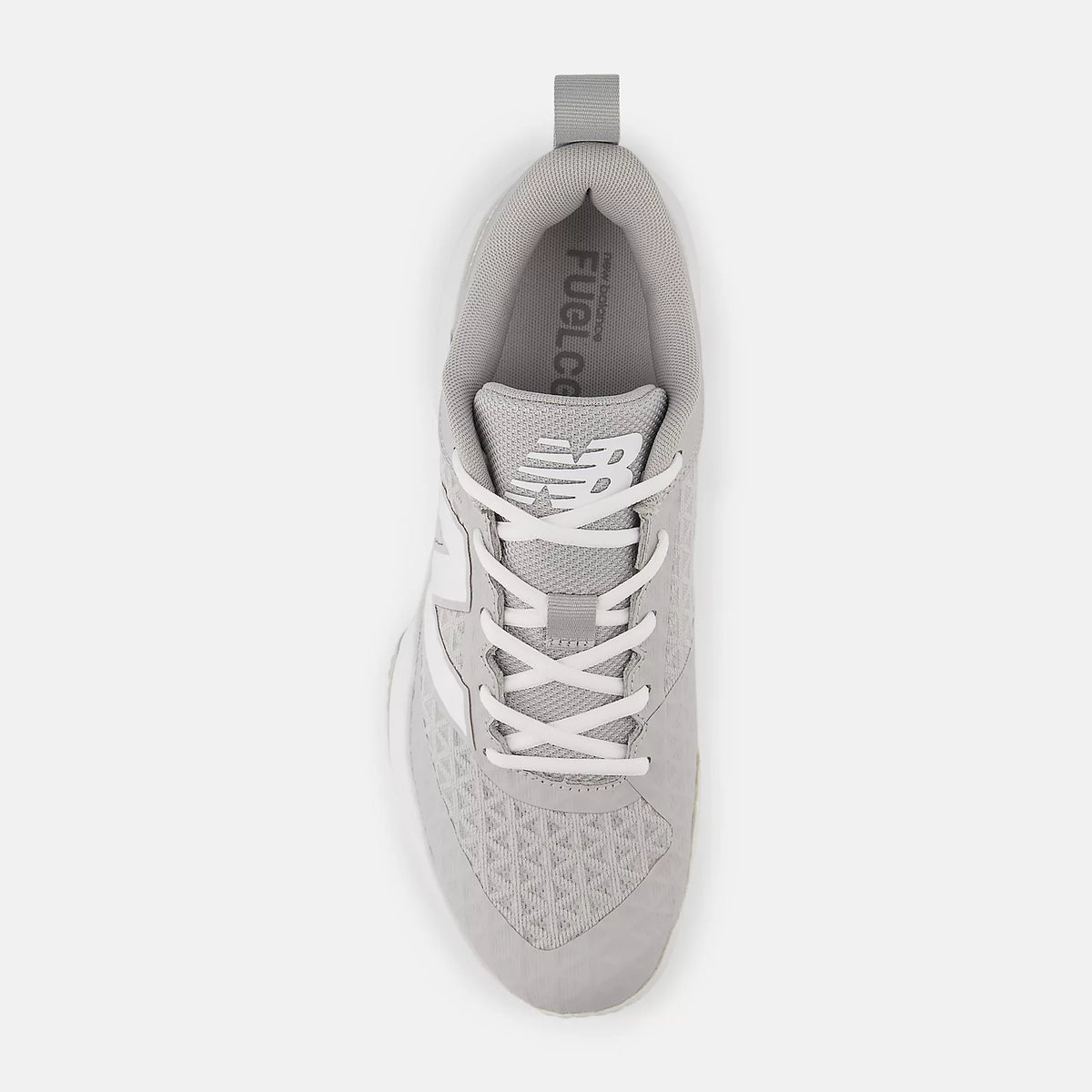 New Balance Men Fuelcell 4040 v8 Turf Baseball Shoes - Grey/White - T4040TG8 product image 4, provided for visual reference