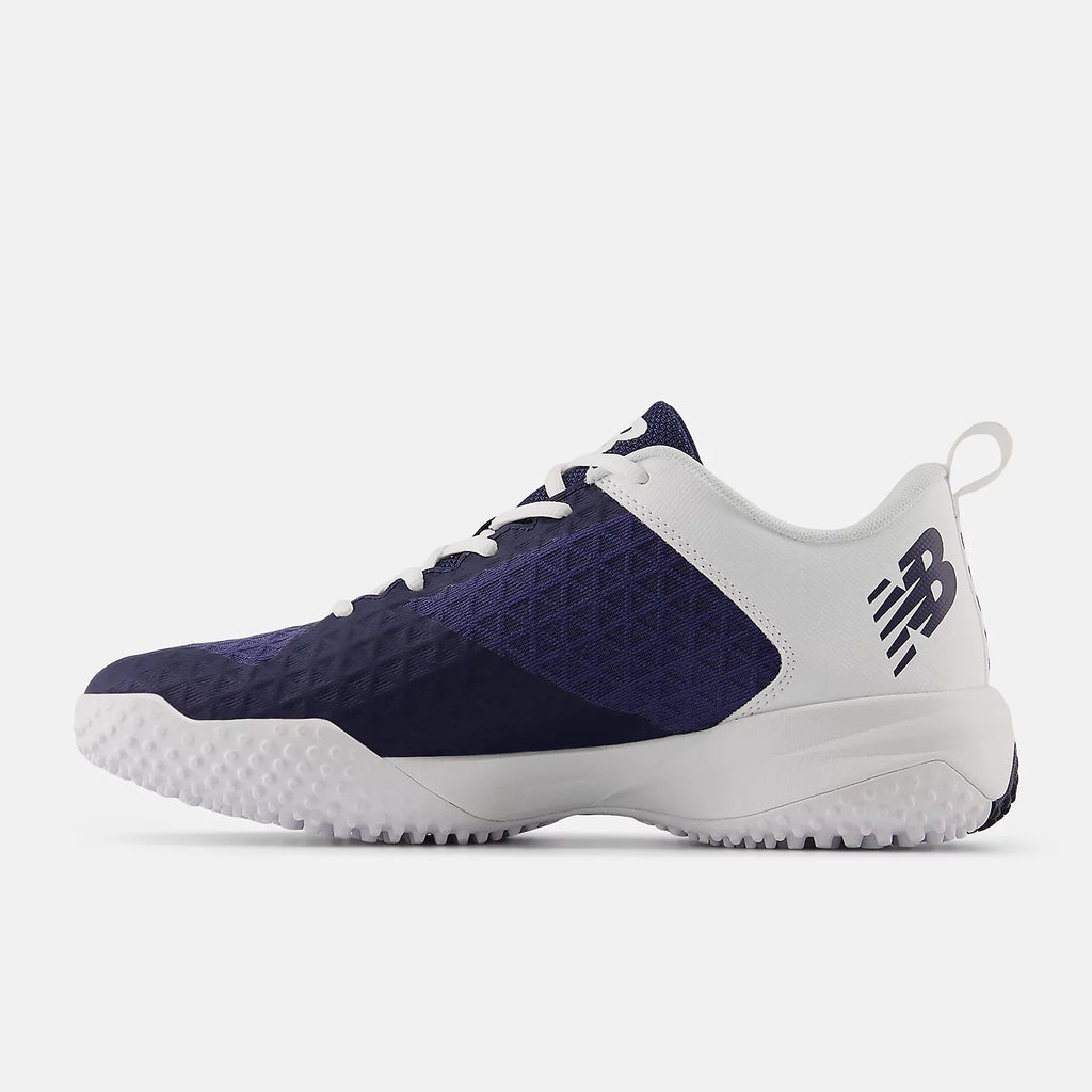 New Balance Men Fuelcell 4040 v8 Turf Baseball Shoes - Navy/White - T4040TN8 product image 3, provided for visual reference
