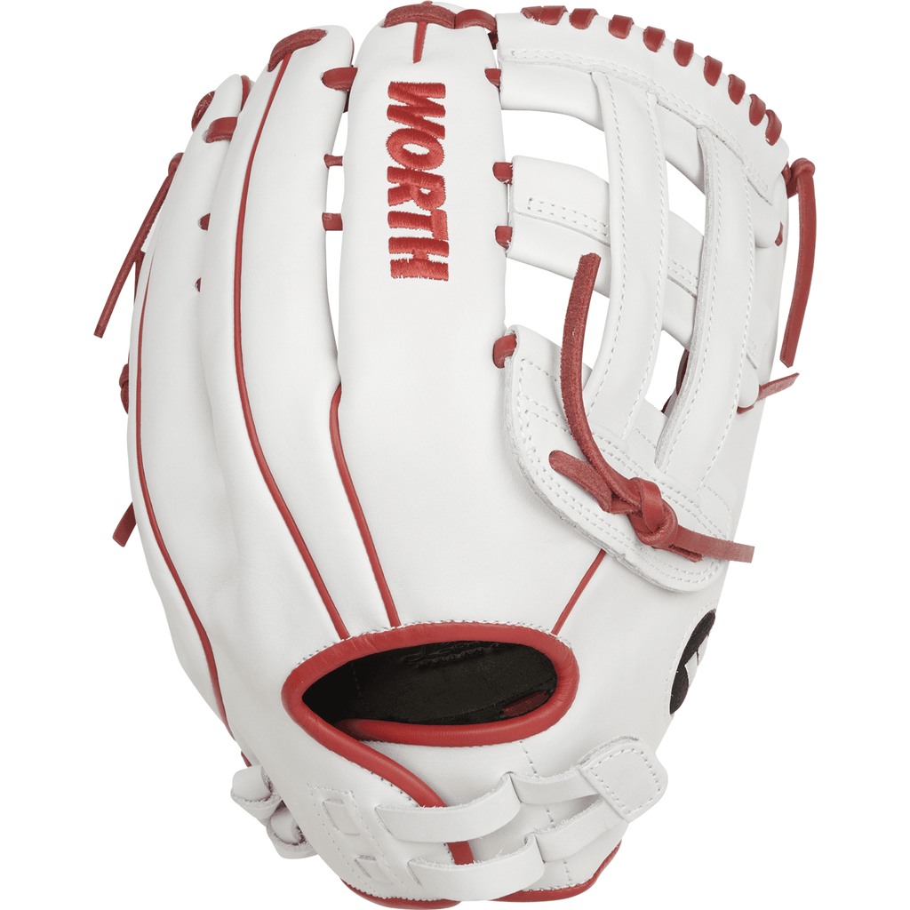 Worth Freedom Series 13" Slowpitch Fielding Glove - WWF130-6WS product image 1, provided for visual reference and product